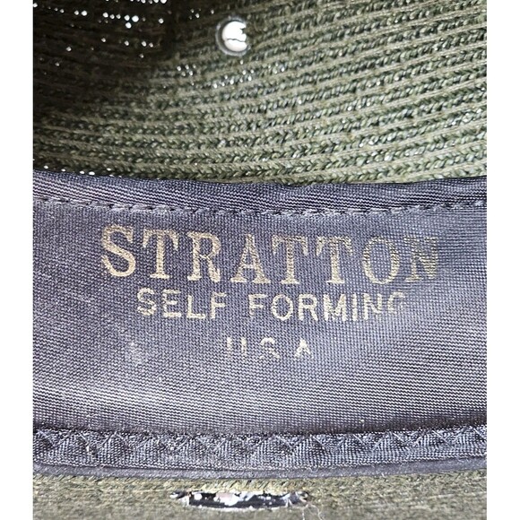 Stratton‎ Self Forming Green Mens Hat 7 1/4 - NO chin Strap - Picture 13 of 16